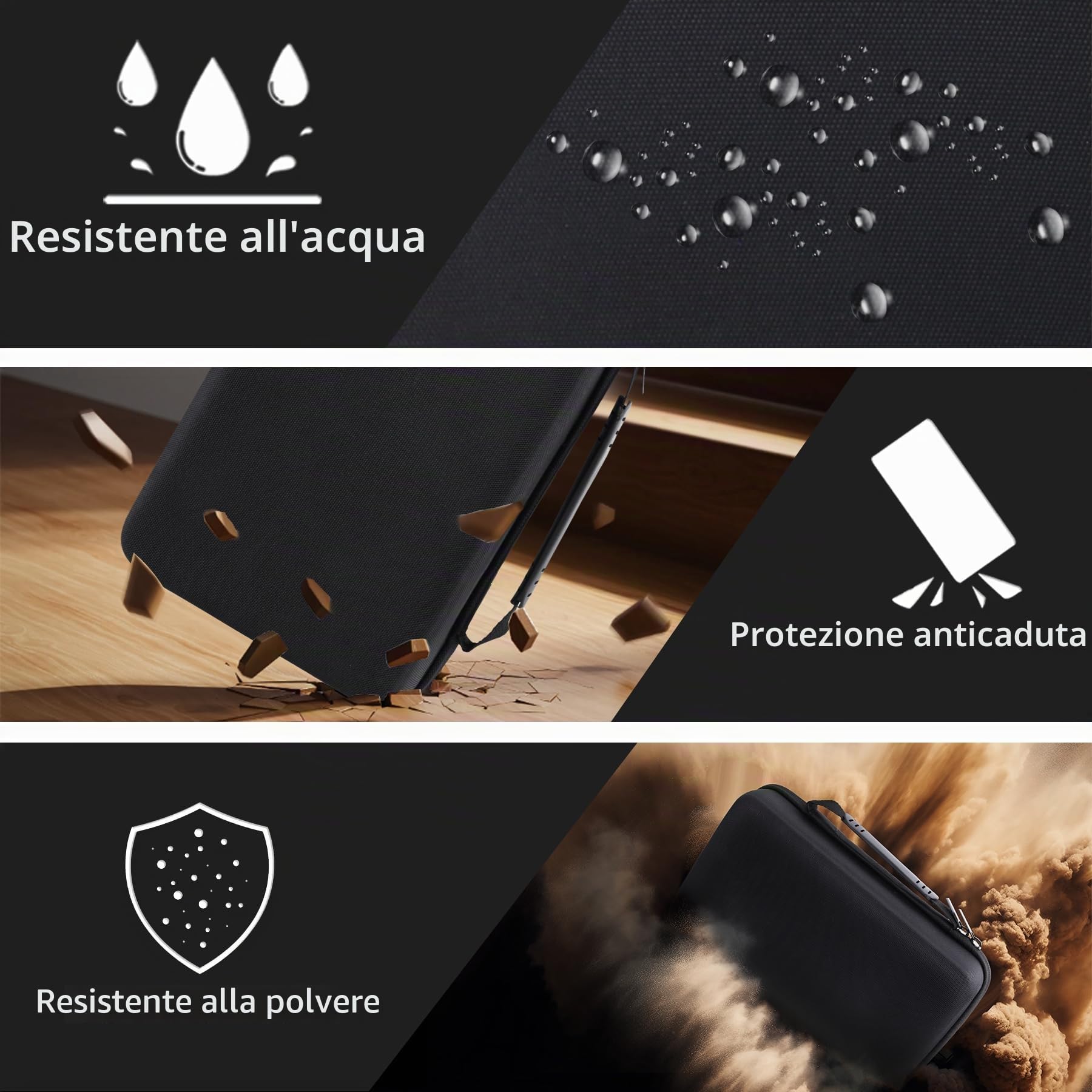 co2CREA Duro Viaggio Caso Copertina per Dymo LabelManager 160/280 Etichettatrice label printers（solo scatola）