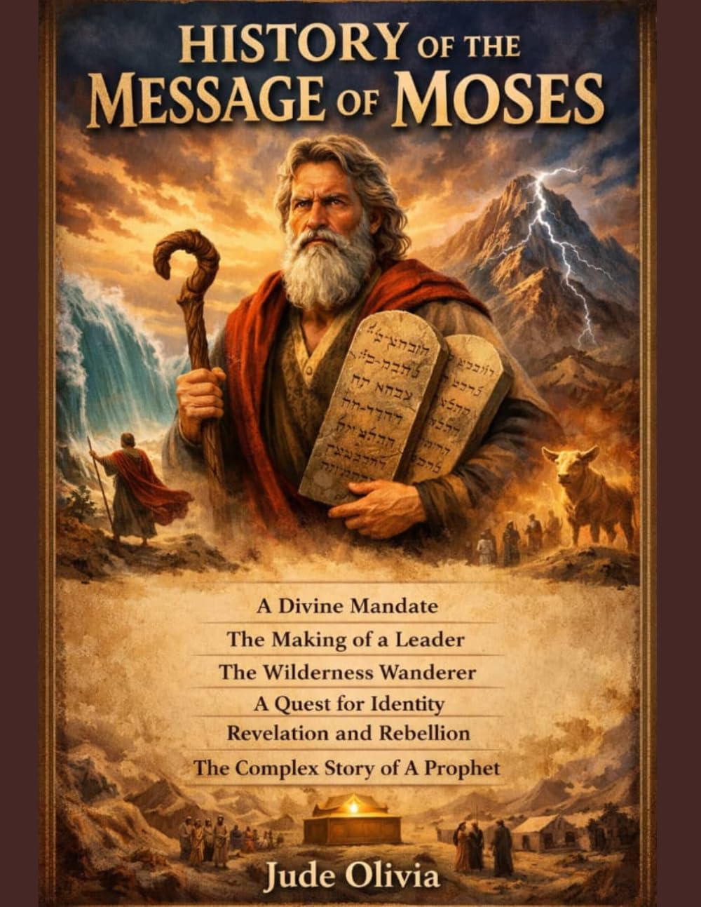 HISTORY OF THE MESSAGE OF MOSES:: A Divine Mandate The Making of a Leader The Wilderness Wanderer A Quest for Identity Revelation and Rebellion The Complex Story of A Prophet