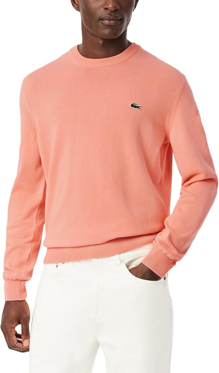Men's Monochrome Crew Neck Cotton Sweater