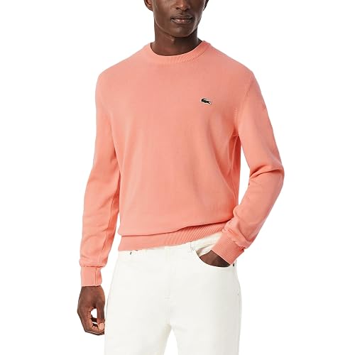 Lacoste Men's Monochrome Crew Neck Cotton Sweater