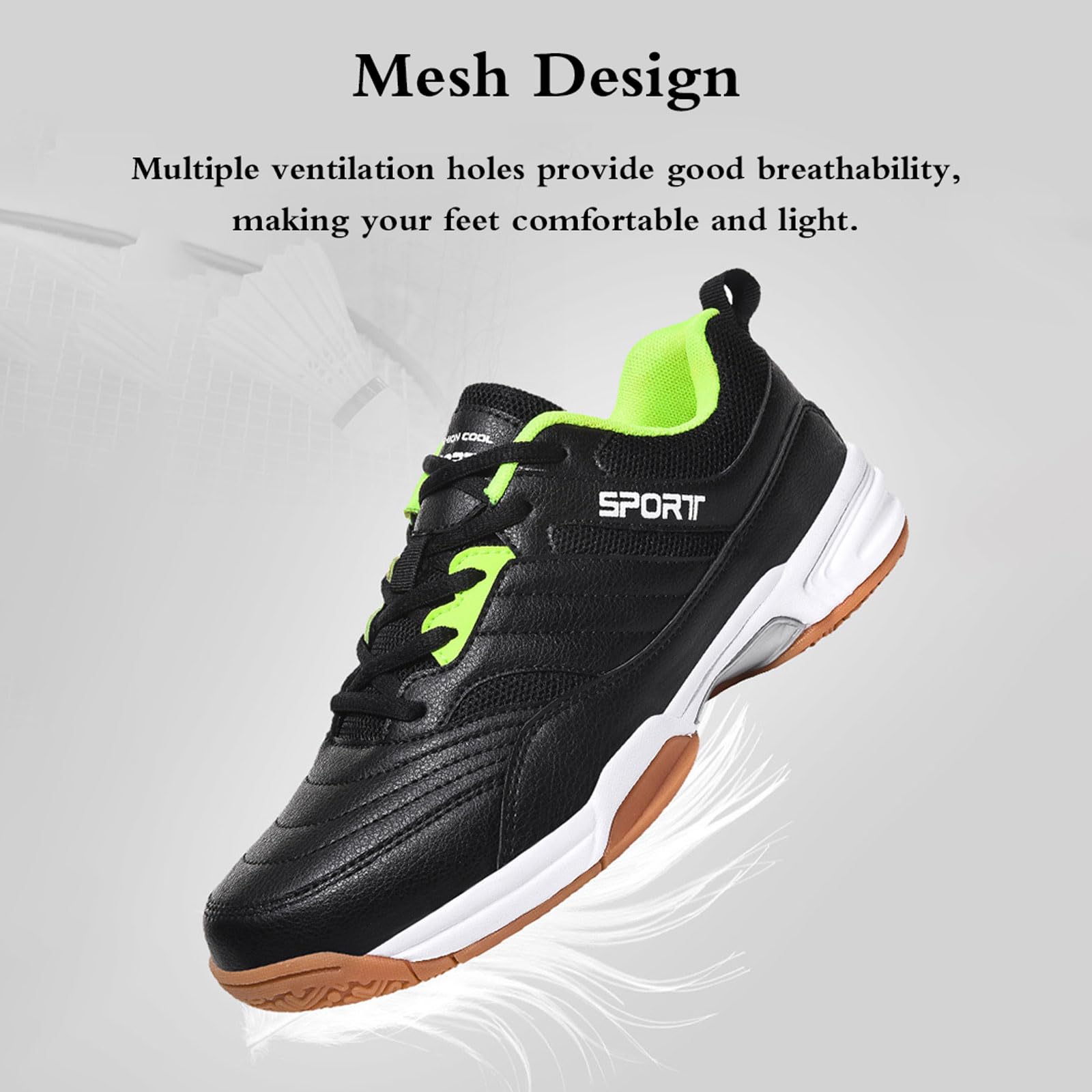 Chaussures De Tennis De Table Homme Femme - Légères, Antidérapantes & Respirantes - Confort Garanti - 3