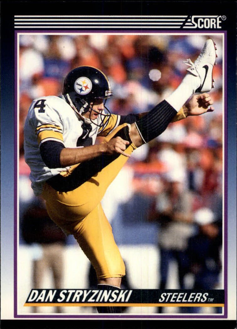 Amazon.com: 1990 Score Supplemental Football #7T Dan Stryzinski RC