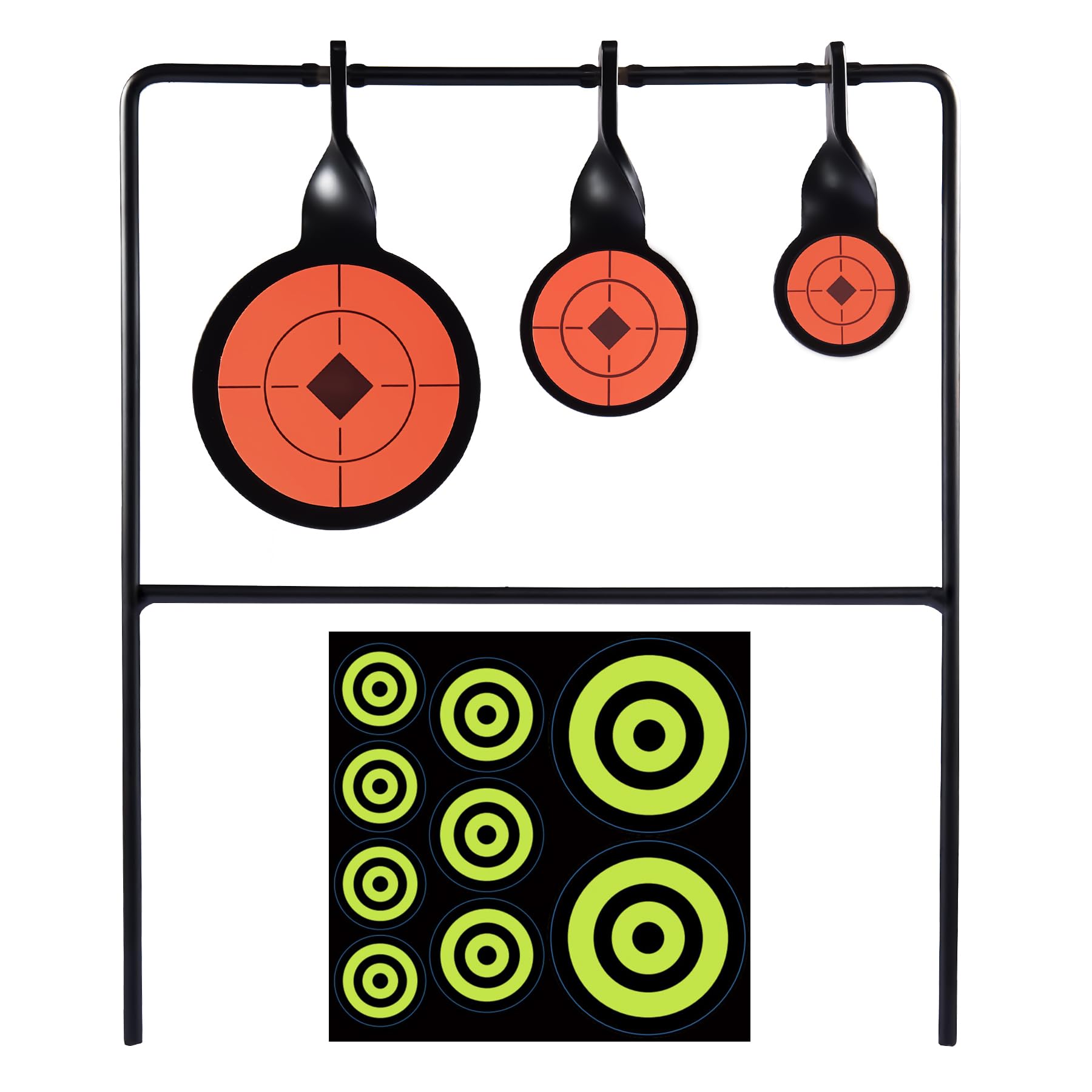 KNINE OUTDOORS Hunting Shooting Taget Airgun Spinner Target, Rated for .22 Rimfire Rifles and .22 Handguns