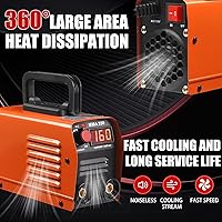 Vista 5 de Mini Máquina de Soldadura Portátil, MMA 250A 110V Soldador de Palo, Máquina de Soldadura IGBT Inversora, Arranque en Caliente, Fuerza de Arco