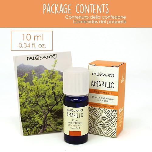 Miniatura 2 de PALOSANTO - Aceite esencial de Palo Santo de Ecuador - Amarillo - Aceites esenciales puros orgánicos para difusor - Aceite de Palo Santo Ideal para