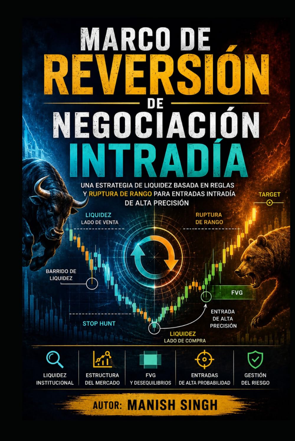 Marco de reversión de negociación intradía (Tapa dura con impresión a color): Una estrategia de liquidez basada en reglas y ruptura de rango para ... precisión (Serie Profesional de Trading ICT)