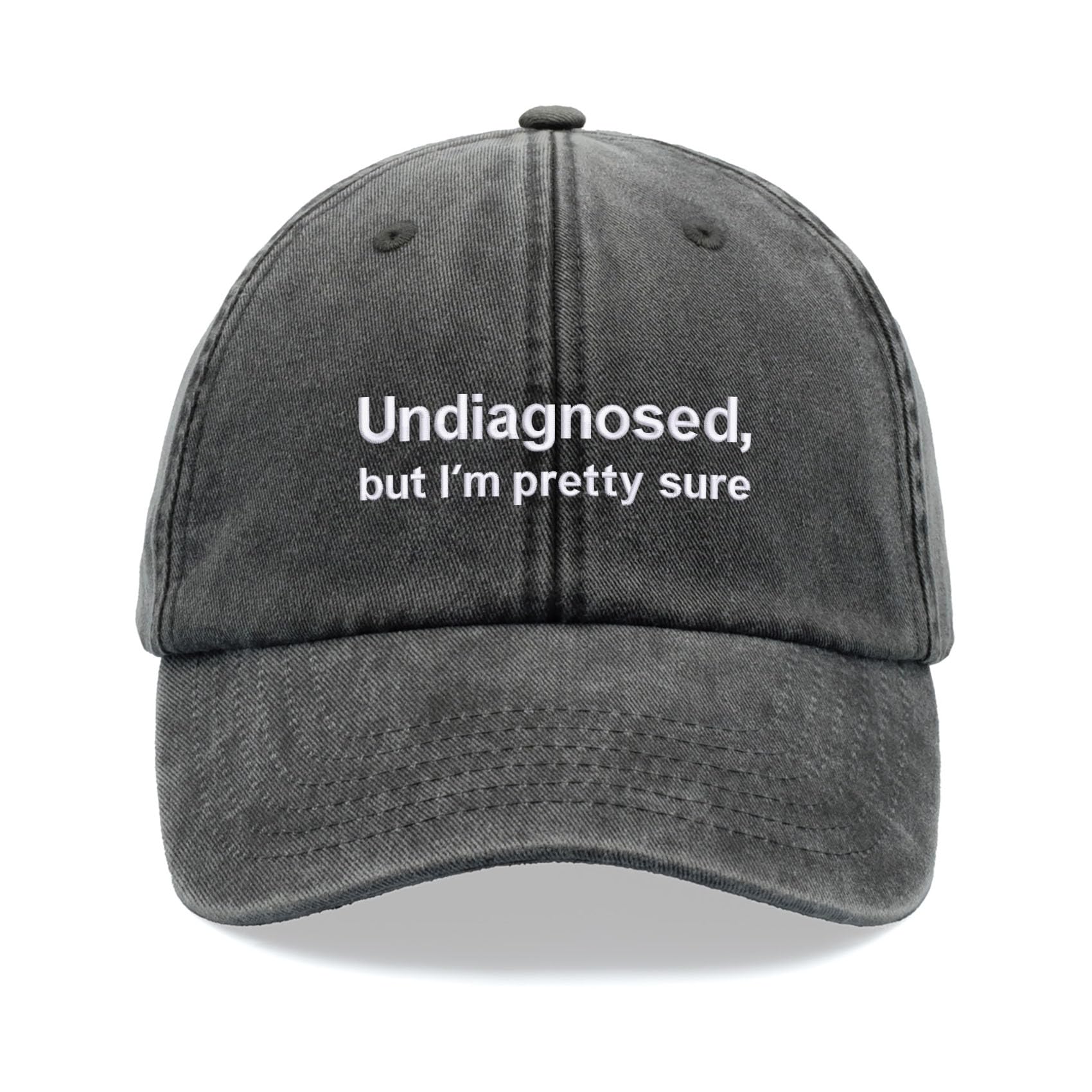Cap Base Unisex Black Undiagnosed, But I'm Pretty Sure Baseball Cap Vintage Washed Dad Hat Low Profile Adjustable