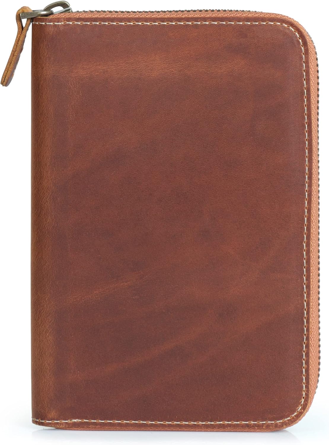 Londo Genuine Leather Padfolio – Portfolio Folder with Pencil Holder, Notepad & Zipper Closure for Business, Office & Travel