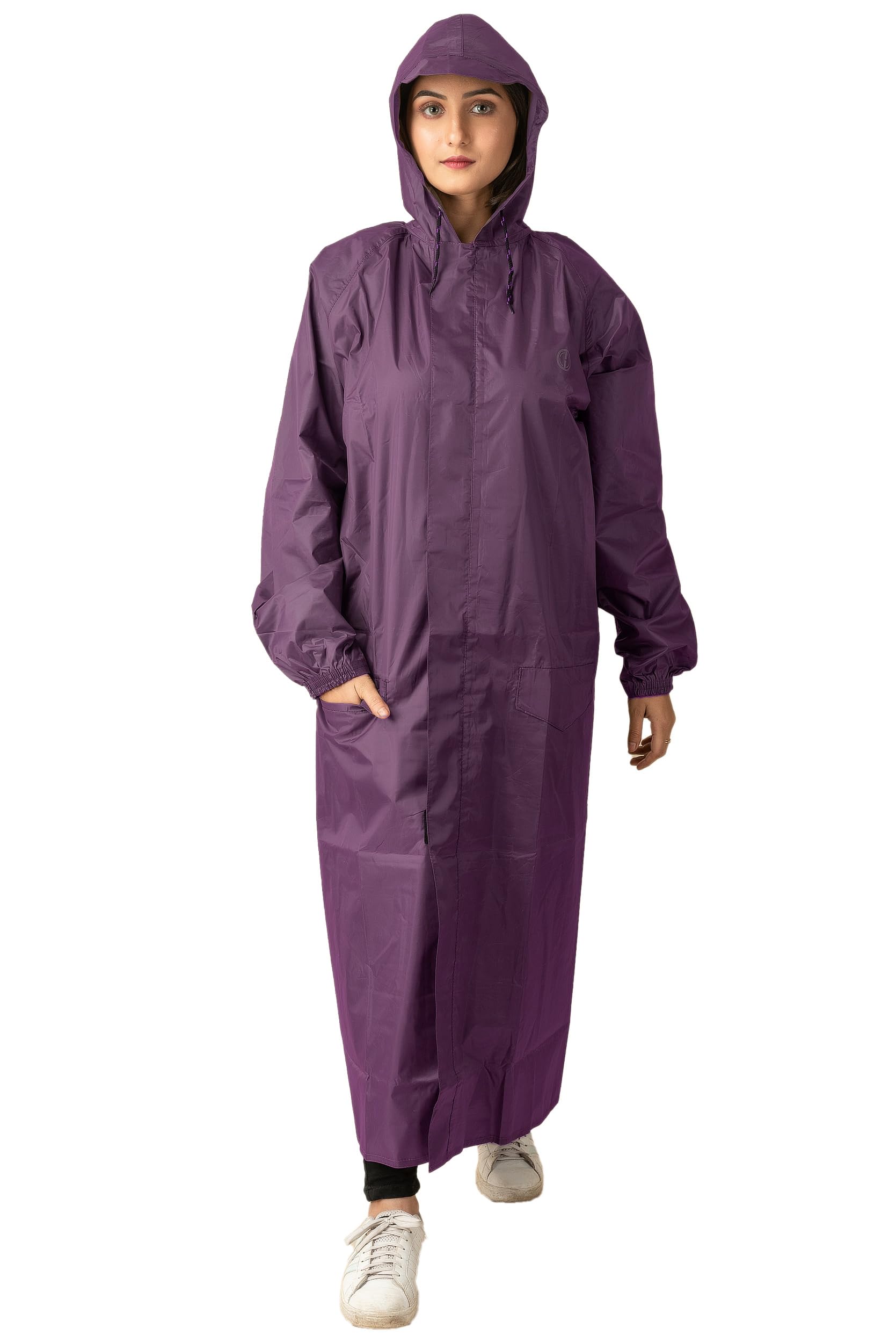 the dry cape ; let it rain Camper Raincoat | Waterproof Rain Coat for Women, Rain Poncho, Ladies Rain Coat | Premium CFC Zippers-picture-13