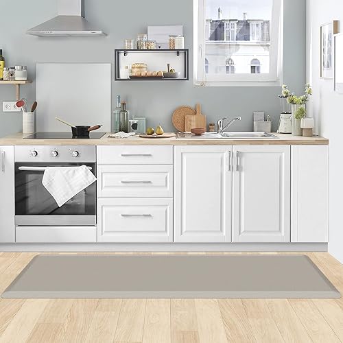 Miniatura 7 de KitchenClouds - Tapete acolchado antifatiga, impermeable, antideslizante, cómodo, para escritorio de pie, cocina, fregadero, hogar y oficina, 17.3 x