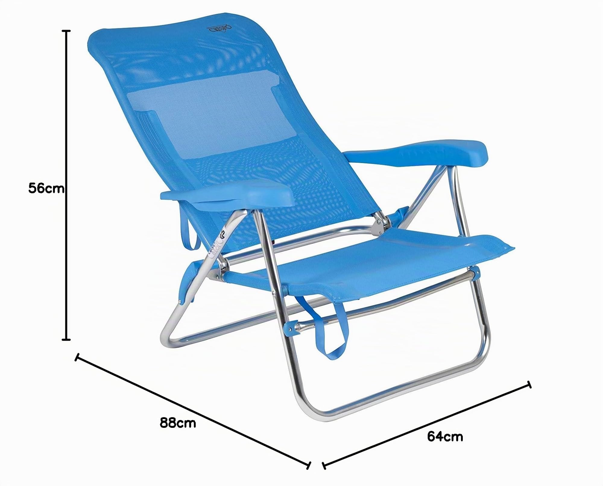 Crespo - Fauteuil de Plage - AL/205 - Bleu