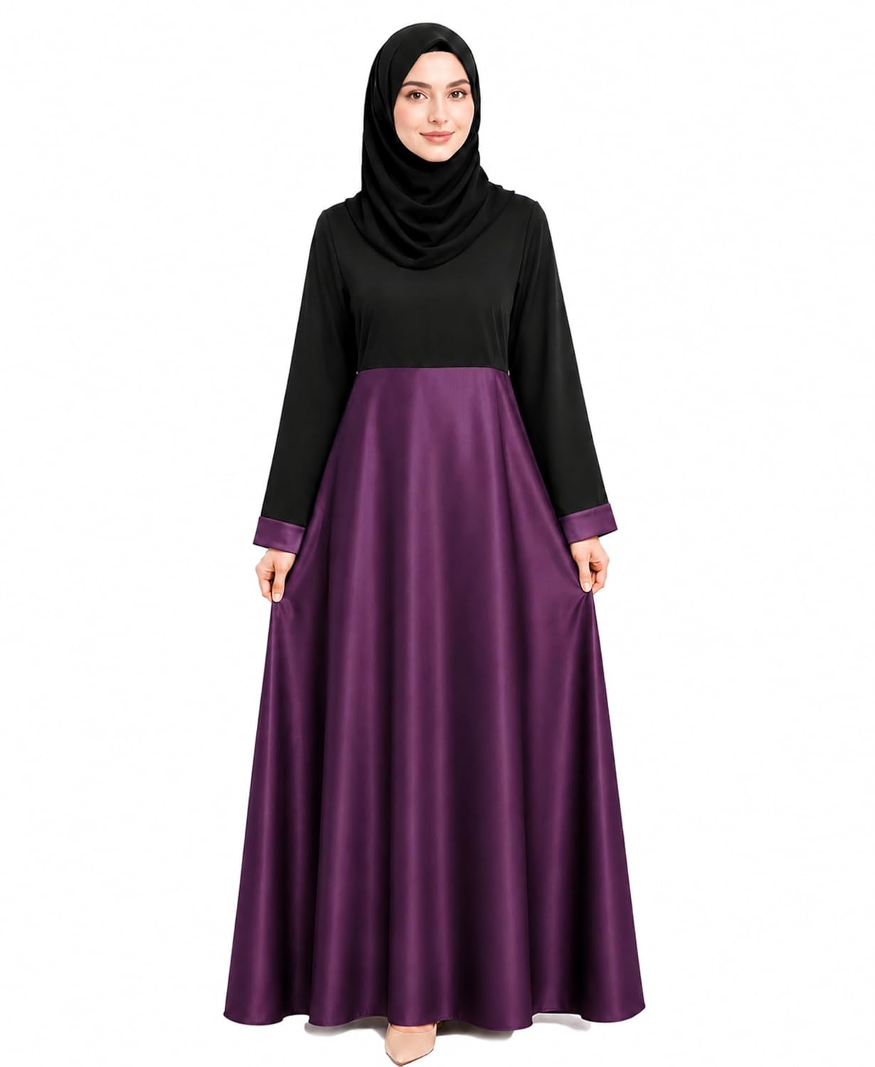 Mehar Hijab Nia Abaya with Hijab Shwal for Women| Elegant Modest Islamic Wear