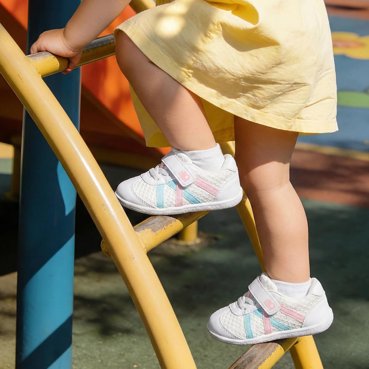 Besroad Toddler Shoes Baby Boys Girls First Walking Shoes Barefoot Infant Sneakers Non-Slip Sole Tennis Shoe - Image 2