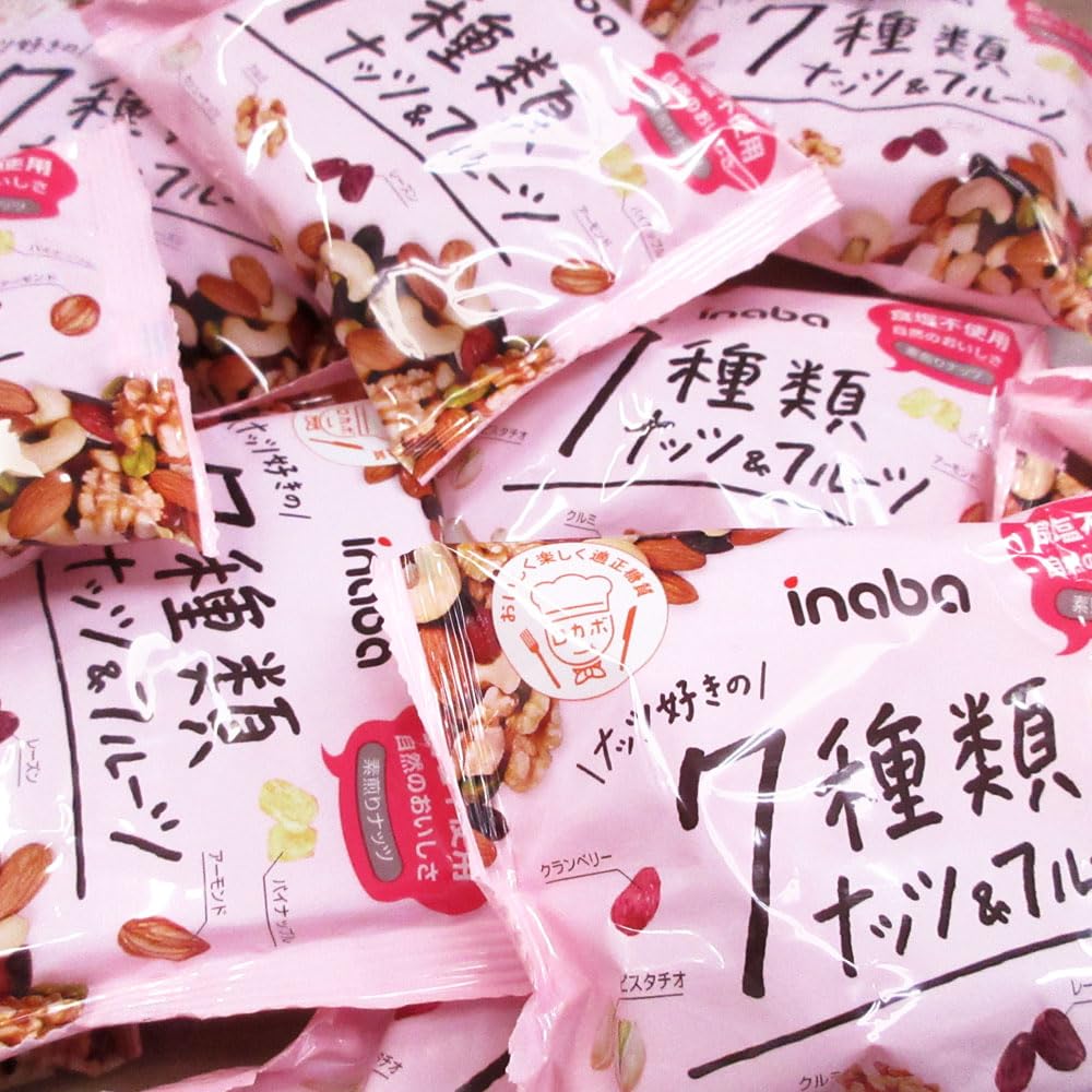 Amazon | 稲葉ピーナツ ナッツ好きの7種類ナッツ＆フルーツ (個包装
