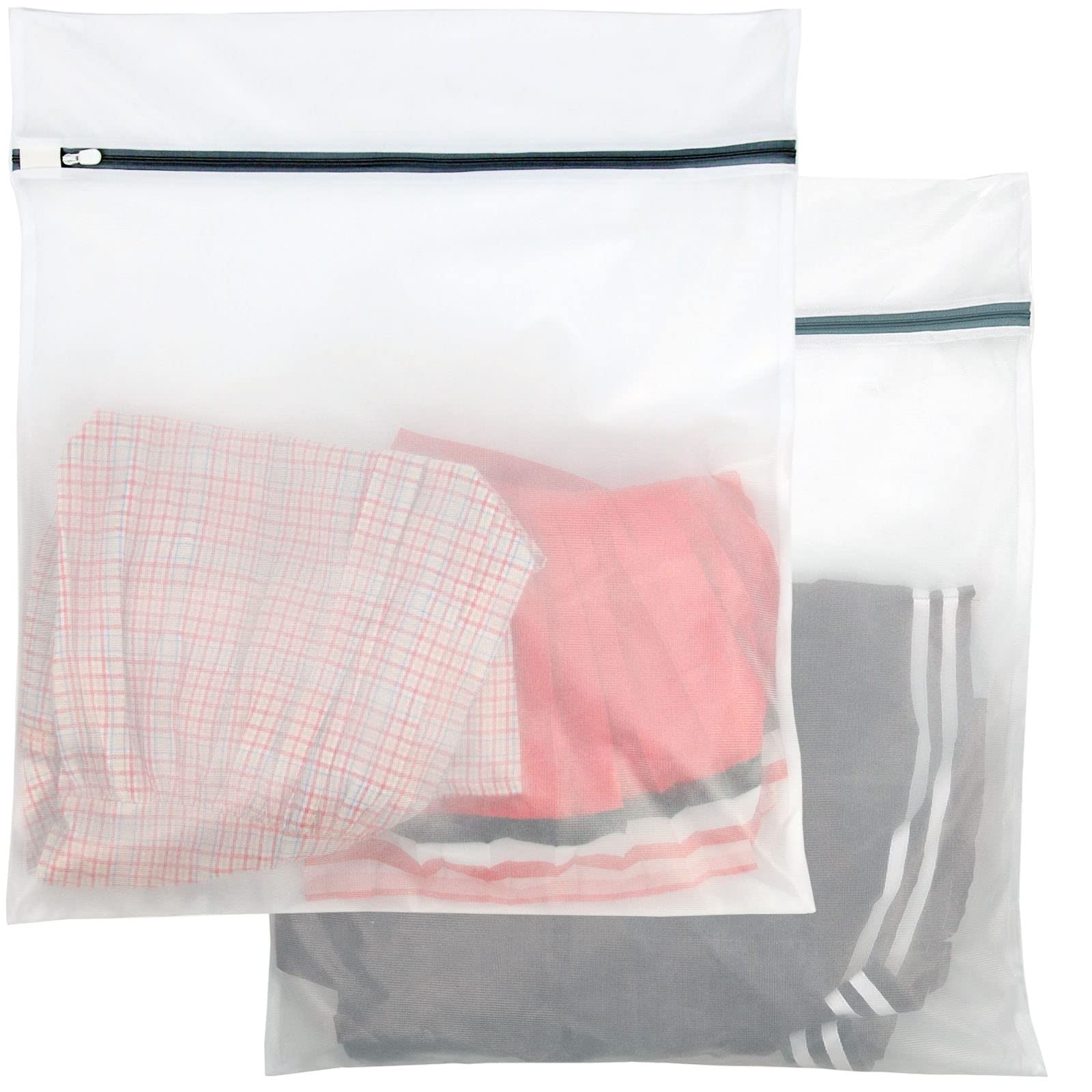 Casaphoria Set of 2 Travel Laundry Bags for Dirty Clothes for Luggage Extra