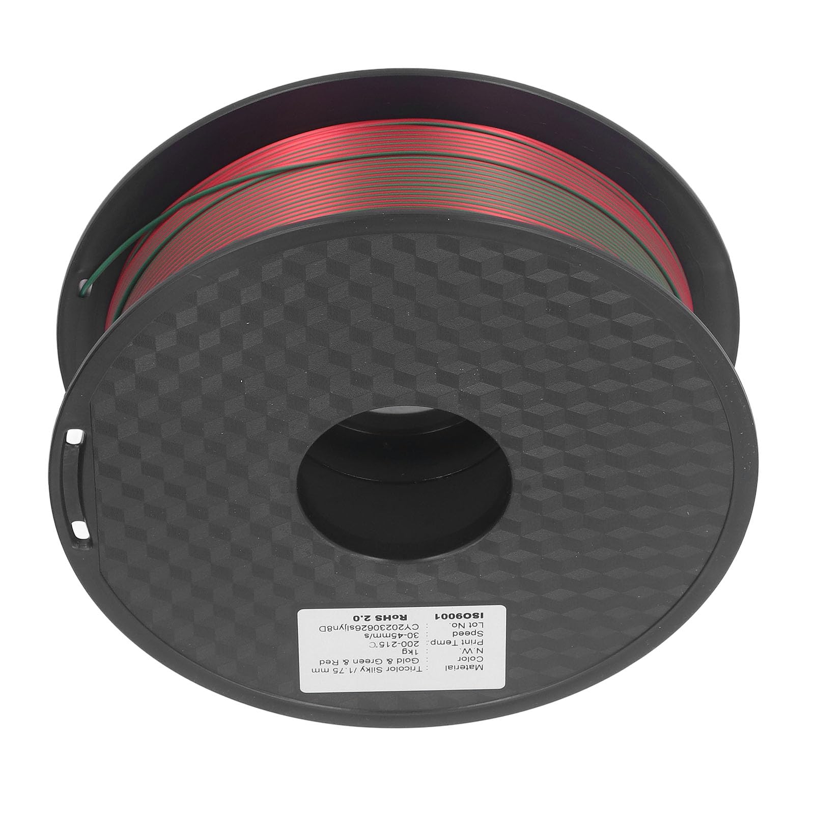 FTVOGUE Filament do Drukarki 3D, Trójkolorowy żarnik PLA 1,75 Mm, Czysty