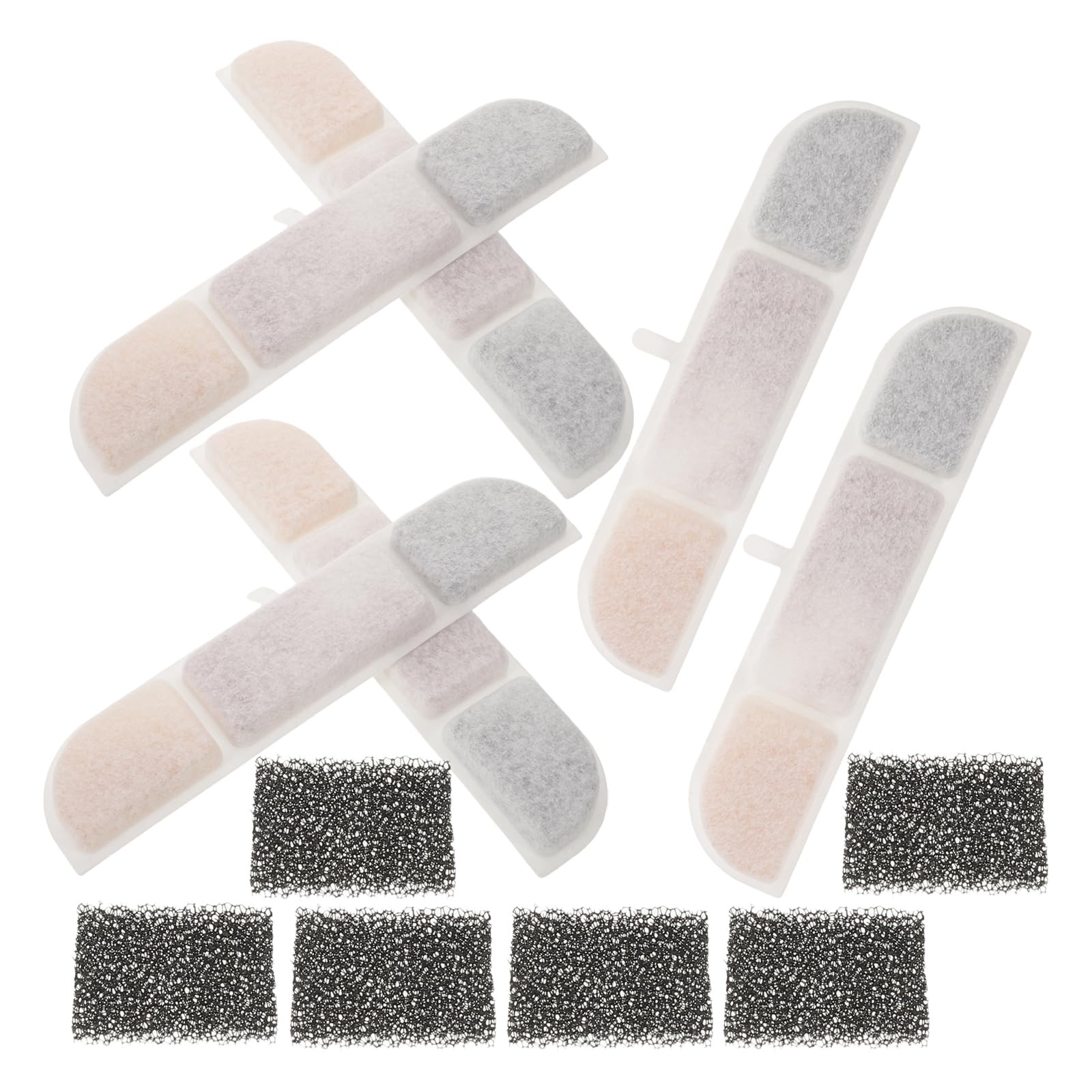 Filtros para fuentes de agua para gatos Tofficu pack de 6 unidades con esponjas