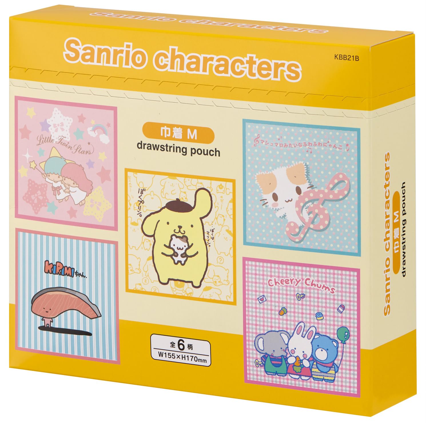 Amazon｜スケーター(Skater) ランチ巾着 お弁当袋 Mサイズ 6枚入 全6