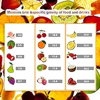 Vista 8 de Refractómetro Brix con ATC, doble escala - Gravedad específica y Brix, hidrómetro para elaboración de vino y elaboración de cerveza, kit