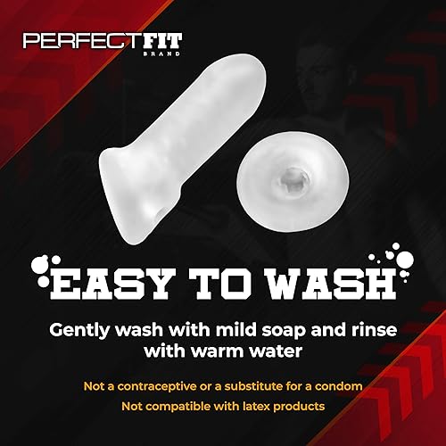 Miniatura 7 de PerfectFit Brand Fat Boy Ultra Fat 5.5", funda para el pene, potenciador sexual, suave y cómoda manga para el pene