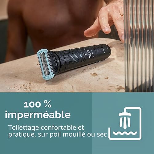 Philips Norelco Body Groomer 7000 Series Tondeuse pour homme avec tête flexible 2D à contour fluide, système de rasage triple protection et tondeuse à poils intimes, 100% étanche, BG7480/50 - 9