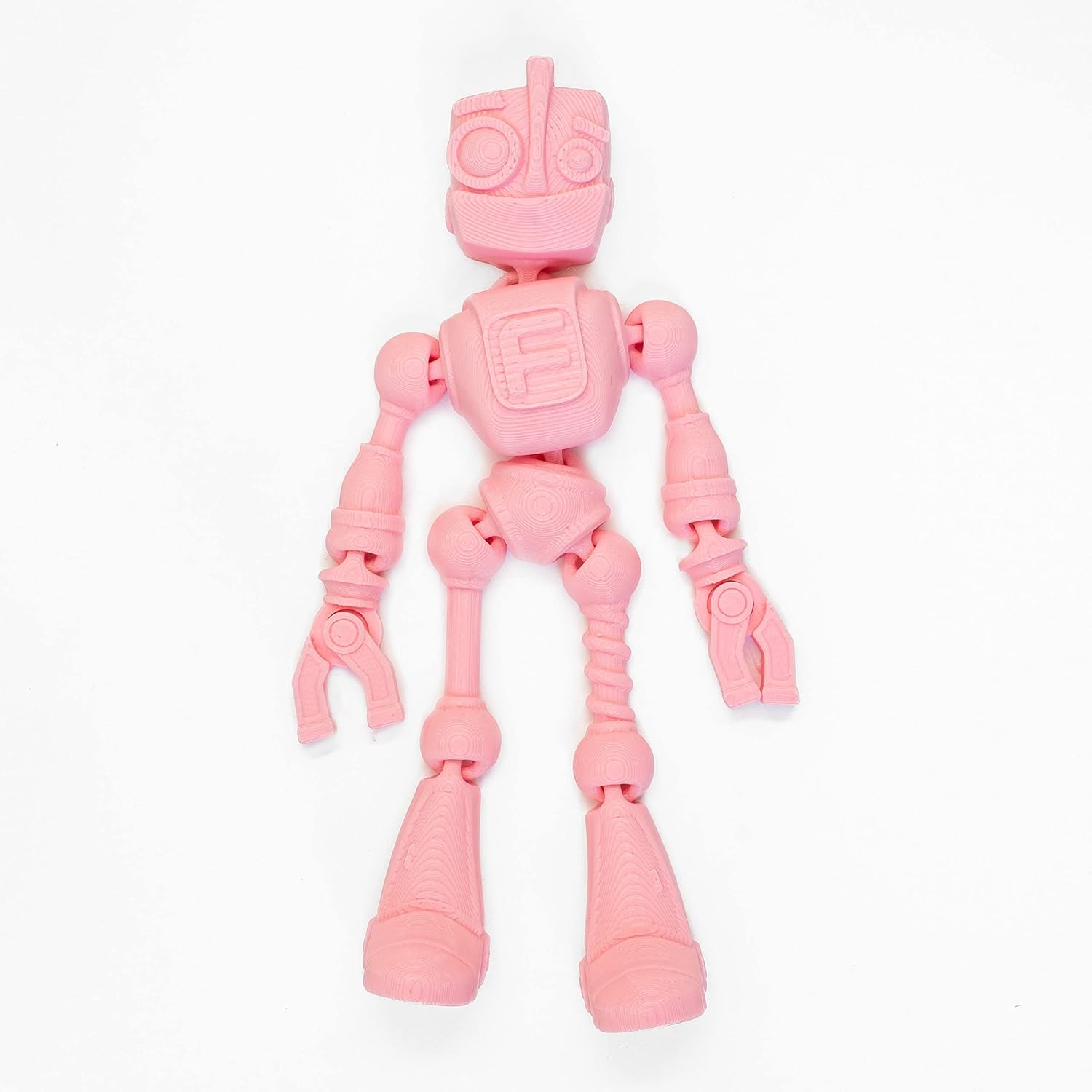 Friendly Fidget Robot | Flexible Articulating Companion | Random Color