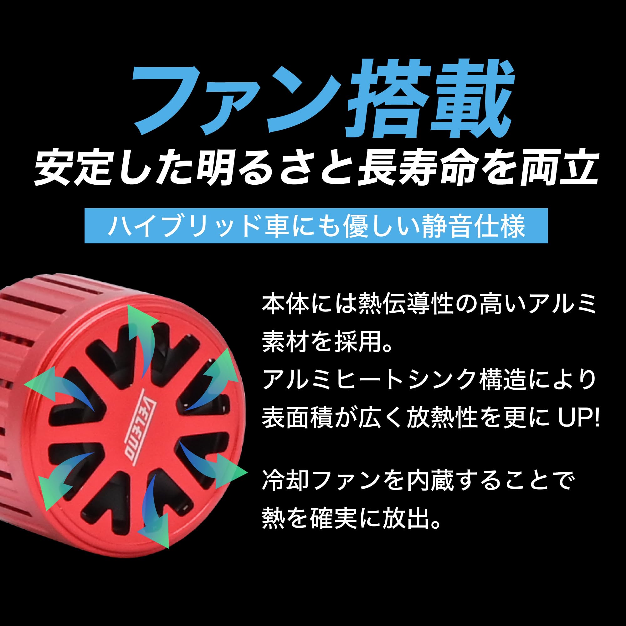 Amazon.co.jp: VELENO LED バックランプ LW5B 10300lm ホワイト 車検