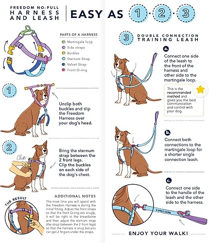Miniatura 7 de 2 Hounds Design - Arnés para perro (libertad sin tirar), control ajustable, suave y cómodo para pasear perros fácilmente, para perros pequeños,