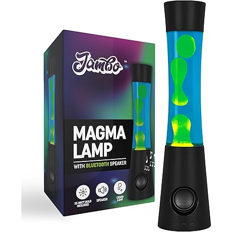 Jambo 16-Inch Beautiful Liquid Motion Lamp and Bluetooth Speaker