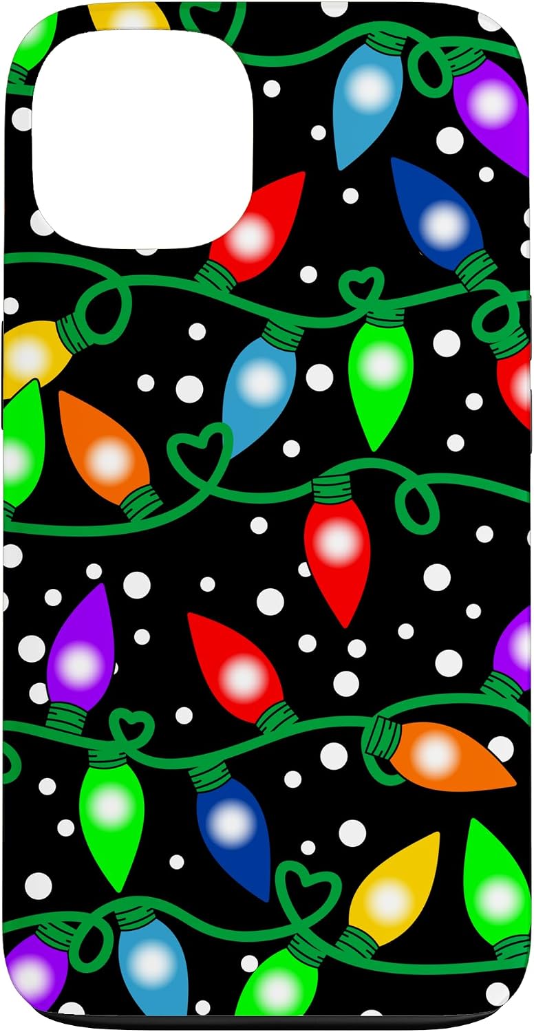 Christmas Lights Pattern Colorful Decor Case for iPhone 11 Pro Max