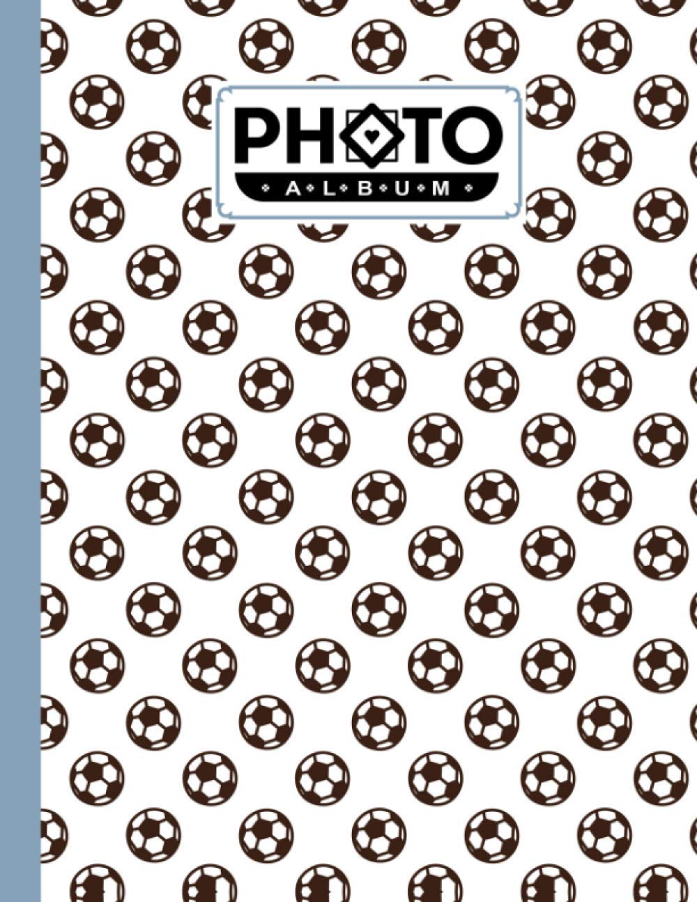 Photo Album: Album, Large Photo Albums with Writing Space Memo, Extra Large Capacity Picture Album, Family, Baby, Wedding, Travel Photo Book, 120 Pages | Football Cover by Alex Yaulok Lam