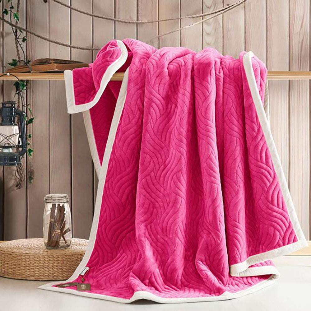 YLXD Kuscheldecke Flauschige kleine Decke, extra weich warm Wohndecke in Wohnzimmer,Flanell Fleecedecke, Falten beständig/Anti-verfärben als Sofadecke