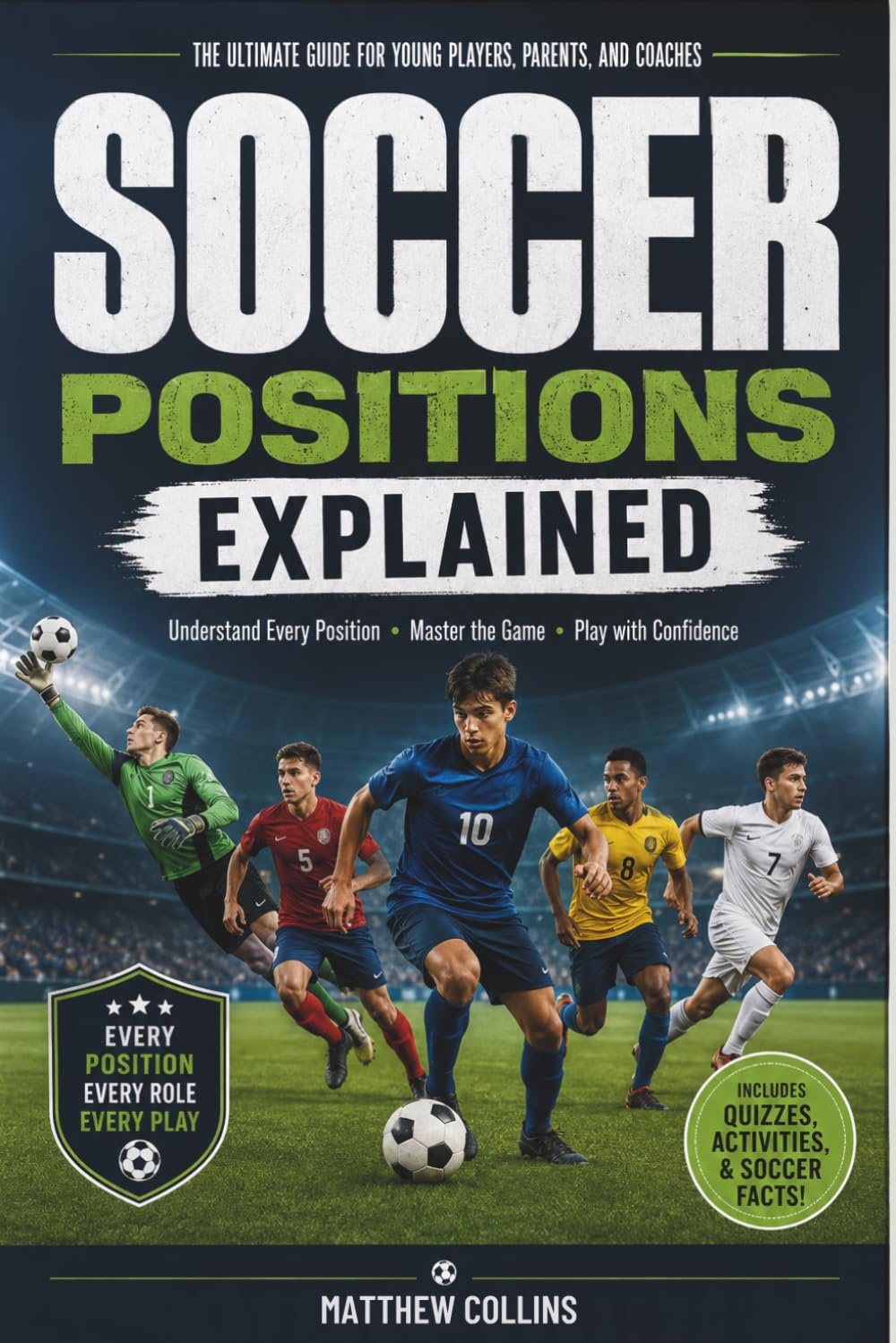 Soccer Positions Explained: A Beginner's Guide to Every Position on the Field—Learn Player Roles, Responsibilities, Formations, Skills, and Tactics ... (Modern Football Mastery Series)