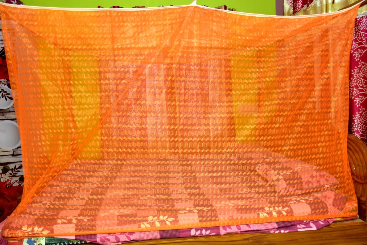 ARISH Mosquito NET for Double Bed Heera Net Specail Quality Material - Mosquito Net King Size Bed (Peach, 6 x 7) (B0D9QY9KMS) Amazon Price History, Amazon Price Tracker