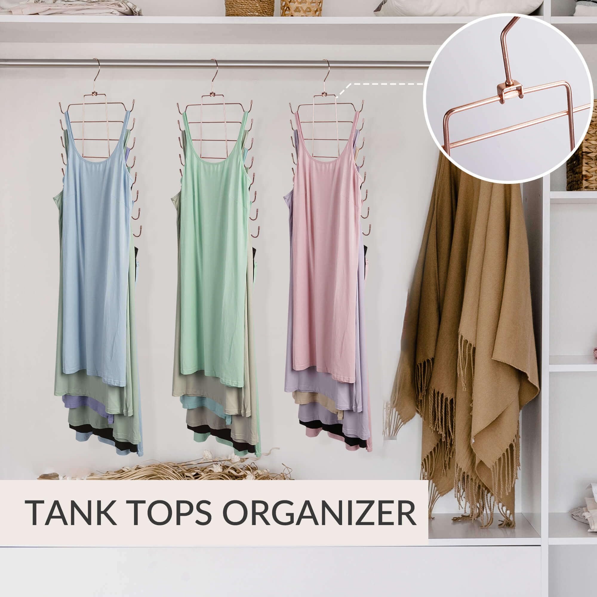 Organizer Reggiseni ZEDODIER Confezione Da 4 Grucce Salvaspazio Per Reggiseni, Antiscivolo, Da Appen Appendi Cravatte Da Armadio