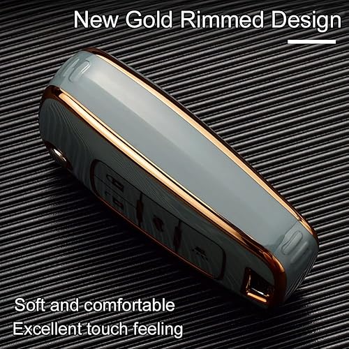 Miniatura 6 de Funda para llavero Chevy con llavero, funda de TPU de protección completa para Chevrolet Equinox Camaro Cruze Malibu Sonic Buick Terrain (5 botones