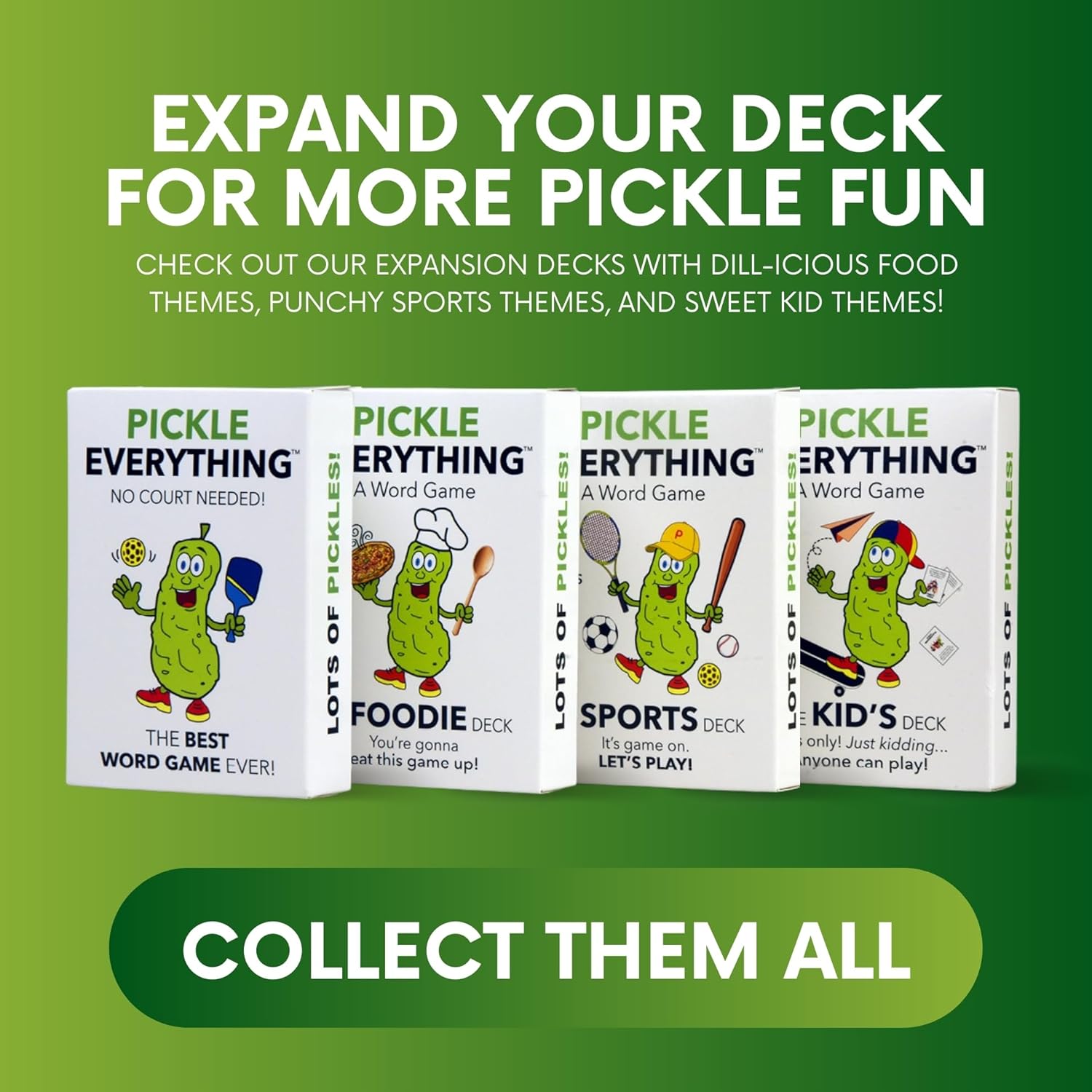 Pickle Everything – The Fast-Paced, Pun-Packed Word Game Where Every Answer Starts with “P” & You Must Say “Pickle”! Hilarious Family Game, Party Game, & Card Game Fun for 3-5 Players Ages 10+