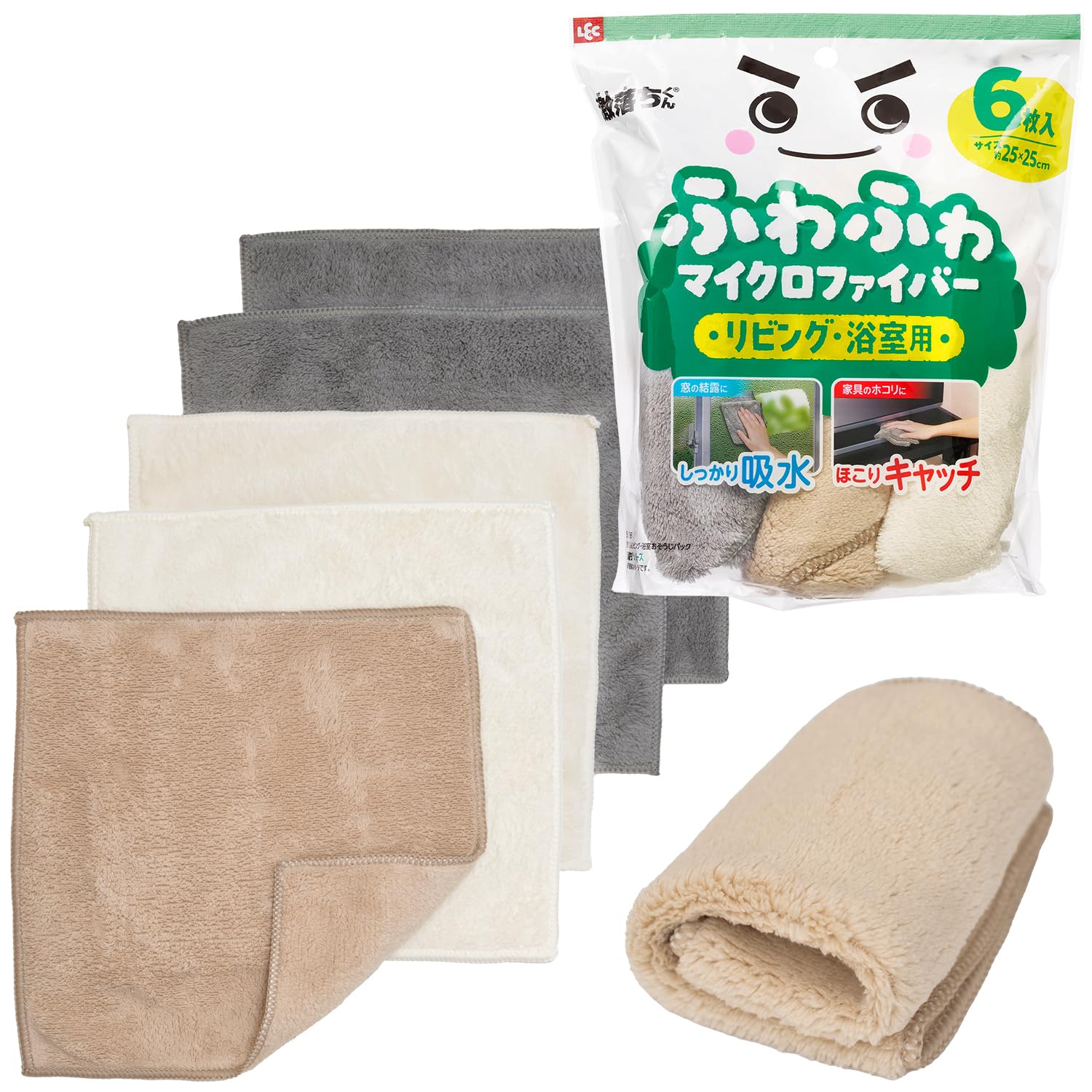 Amazon.co.jp: レック 激落ちくん ふわふわ マイクロファイバークロス