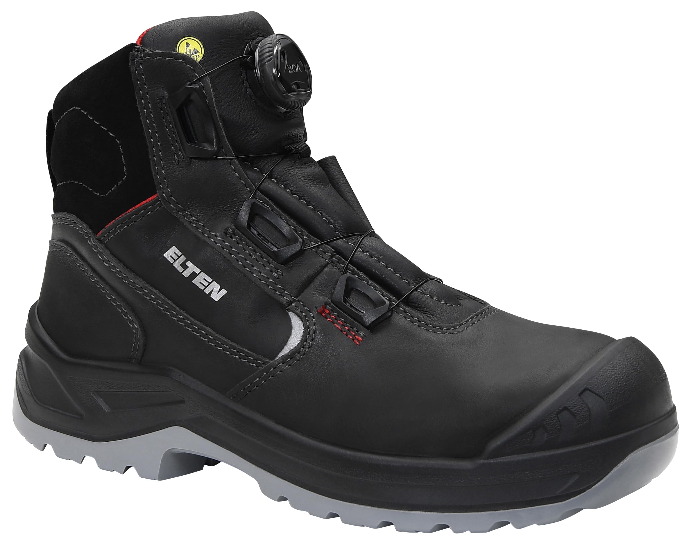 ELTEN LENA BOA Mid ESD S3S | Sicherheitsschuhe für Damen & Herren, Stahlkappe, leicht, atmungsaktiv