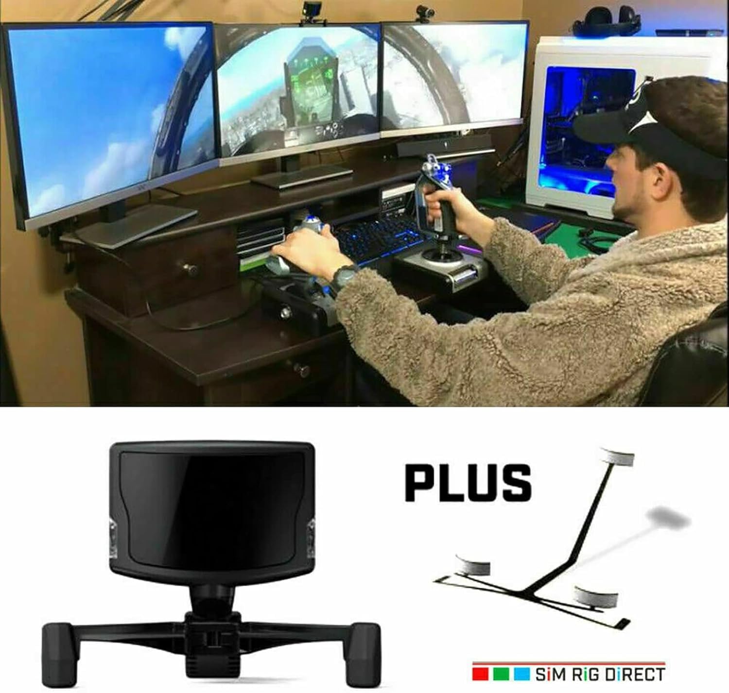 Inseguitore ottico professionale della testa a infrarossi per il gioco di VR | Sistema di monitoraggio del movimento della testa di precisione e della postura | Controller PC VR