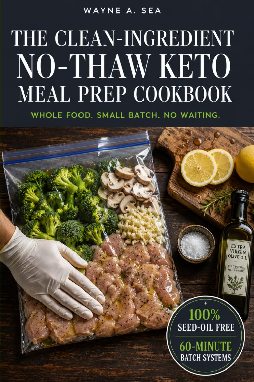 THE CLEAN-INGREDIENT NO-THAW KETO MEAL PREP COOKBOOK: Whole Food. Small Batch. No Waiting.