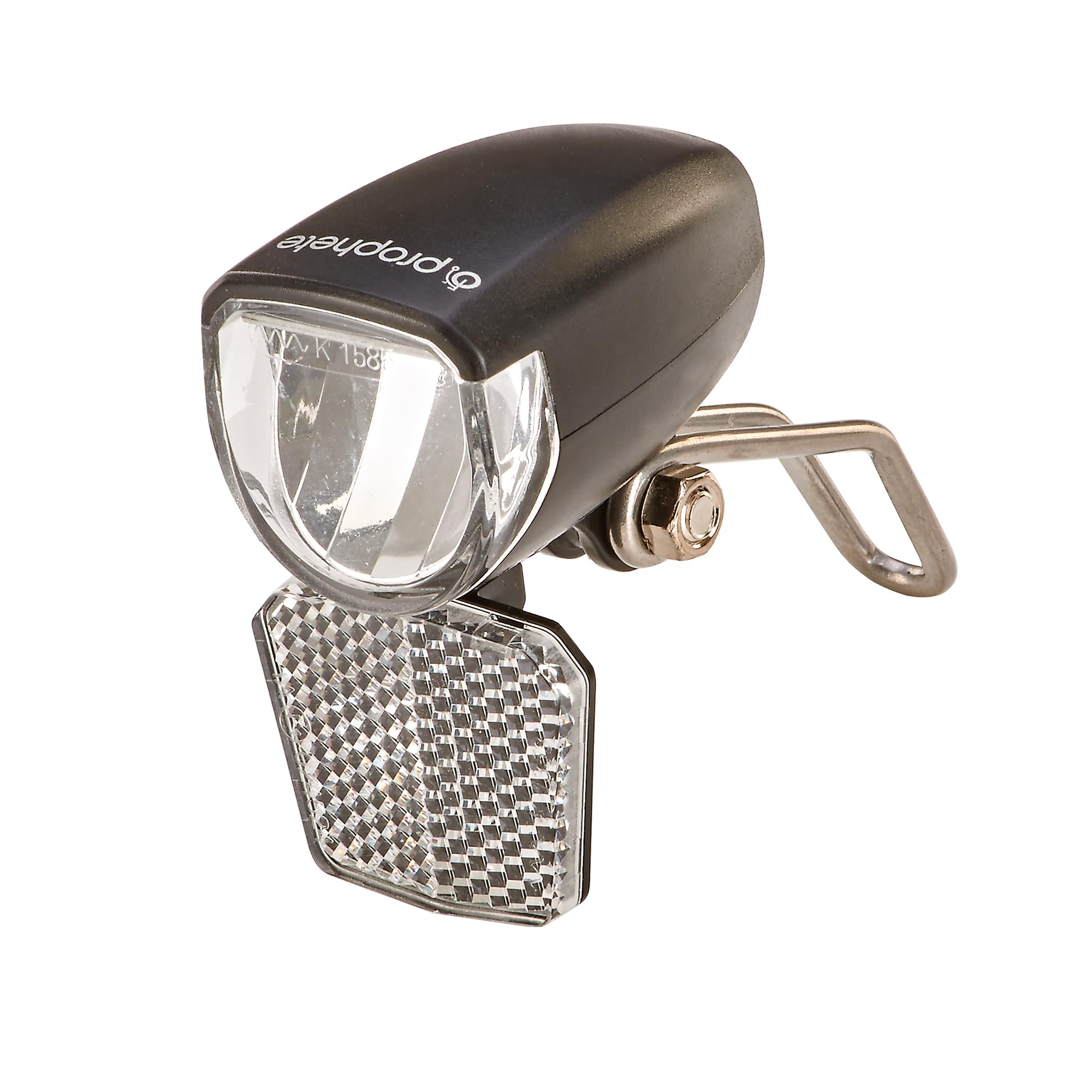 Prophete Fahrrad LED-Scheinwerfer – 15 Lux, Ein-/Ausschalter, abnehmbarer Reflektor, StVZO-zugelassen