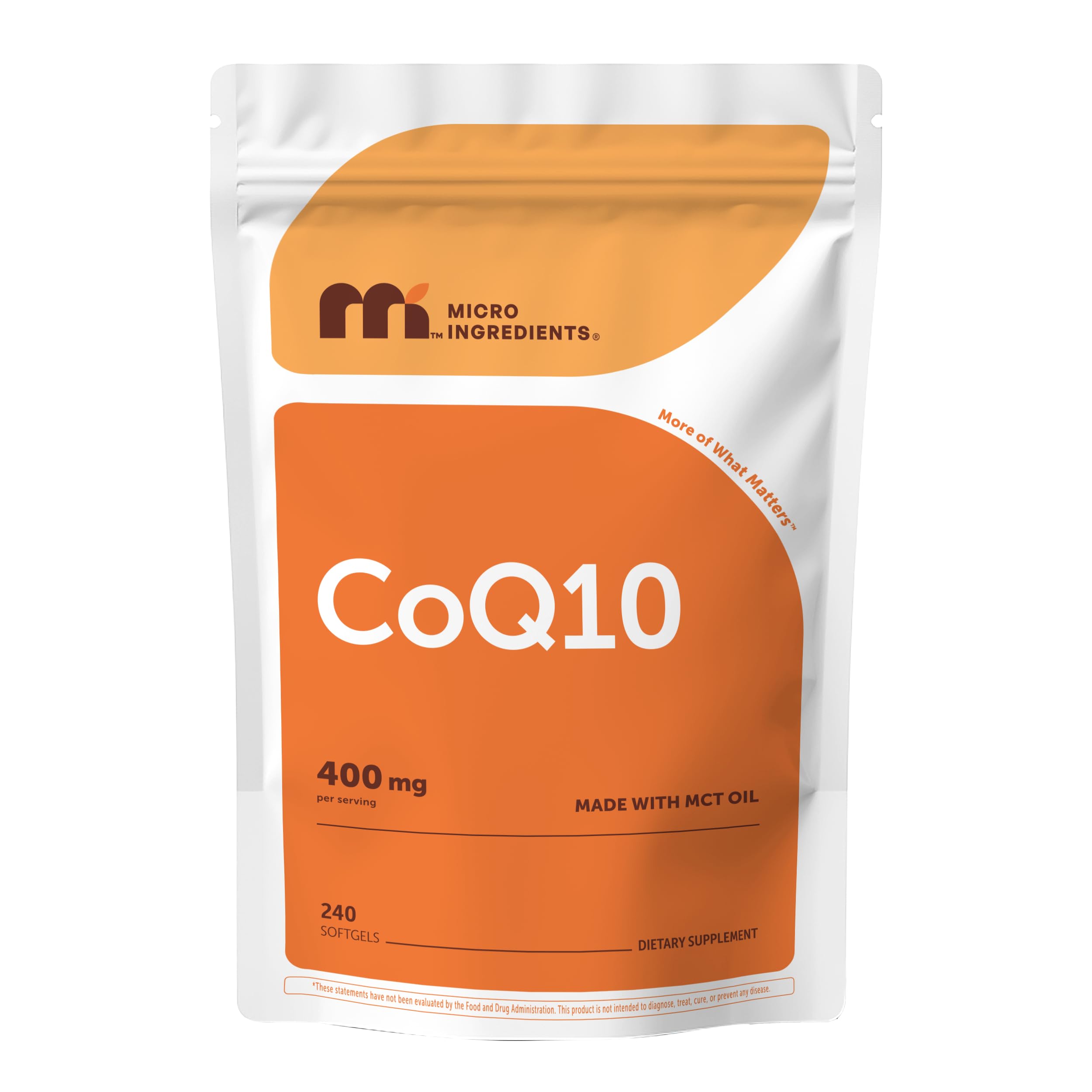 Amazon.com: Micro Ingredients CoQ10 400 mg Per Serving, 240