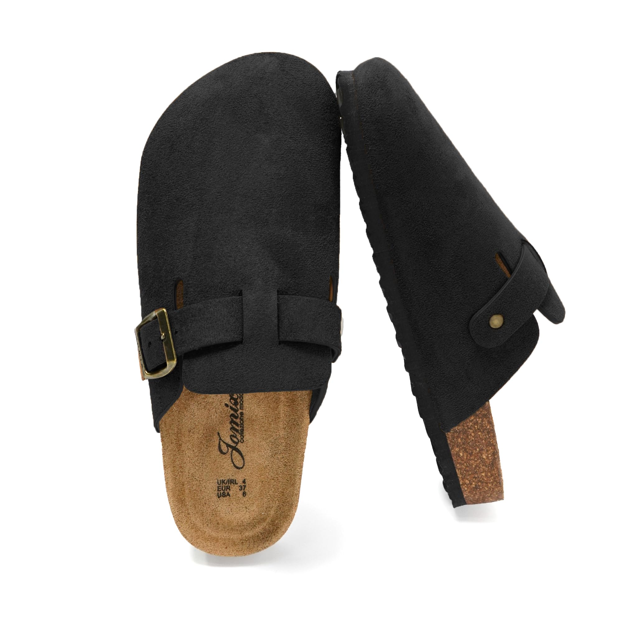 JOMIX Sabot Donna Eleganti Punta Chiusa Suola Sughero MD2438