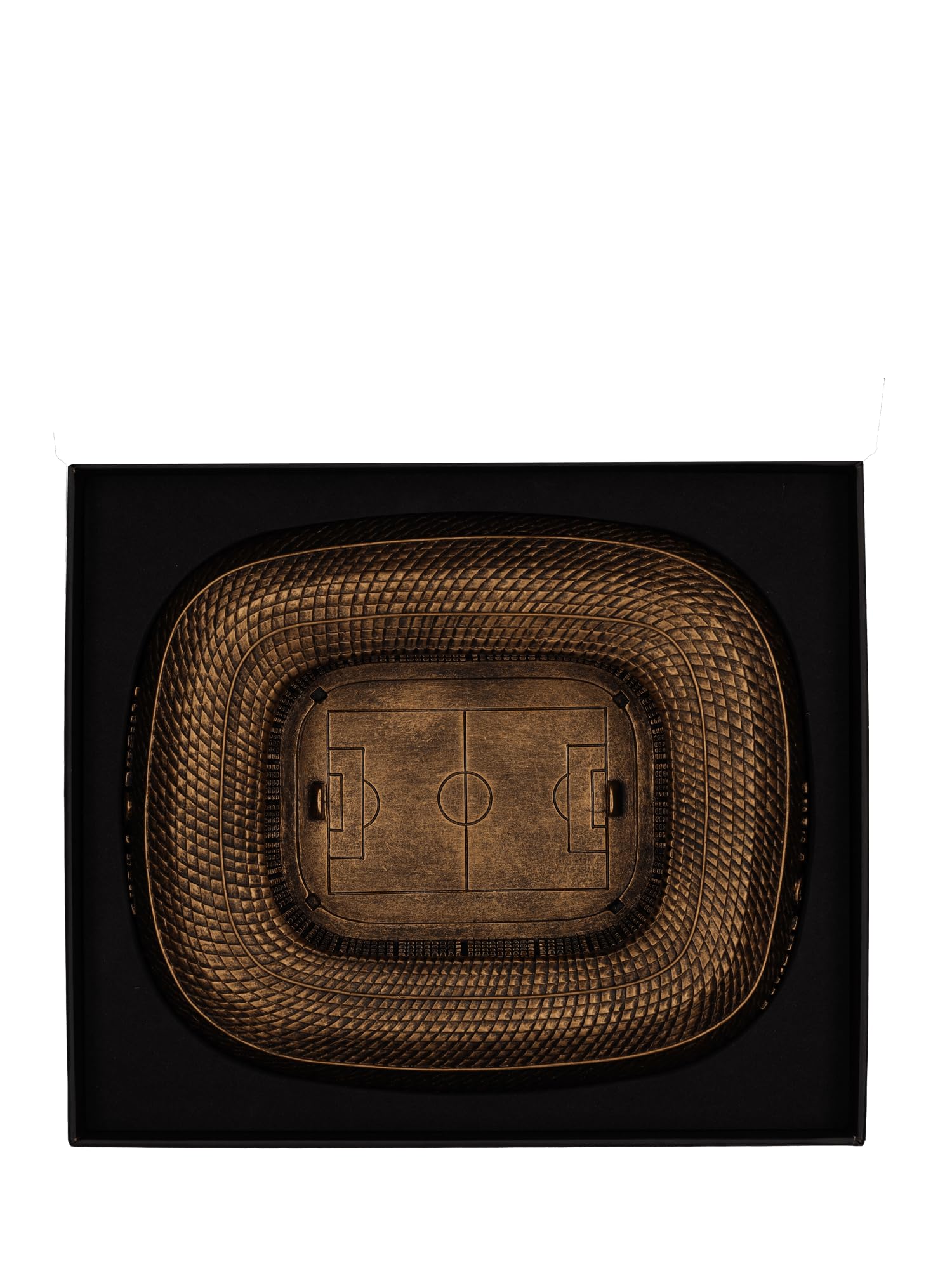 FC Bayern München Stadionmodell Allianz Arena (Gold) I Detailgetreue Nachbildung 19 x 6 cm I Fußballdeko für Vitrine & Regal I Offiziell lizenziert