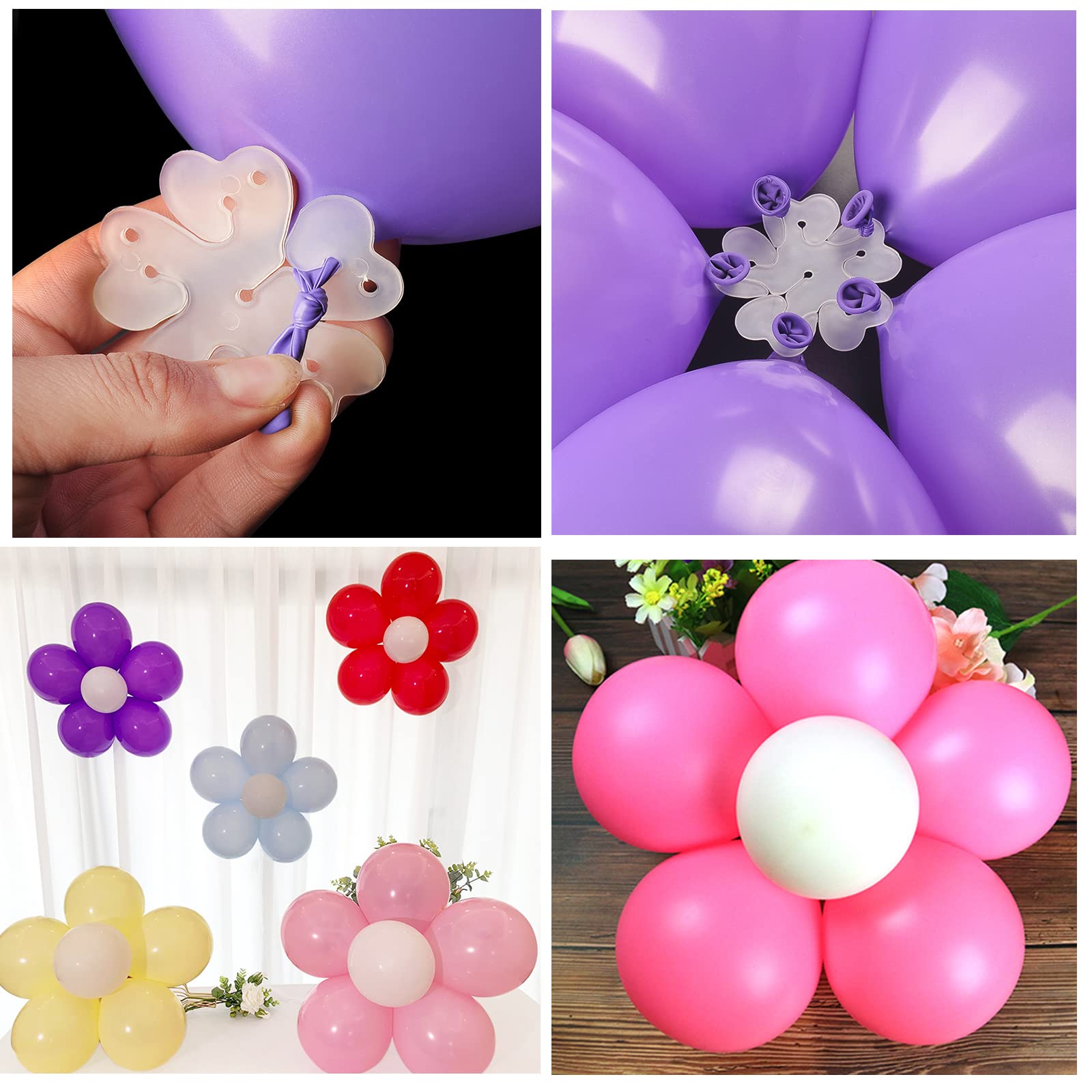 ☆　バルーンクリップ　アーチ用　フラワーバルーンクリップ　47個　風船用 Amazon | バルーンアーチ用バルーンクリップ 50個 - バルーンフラワー