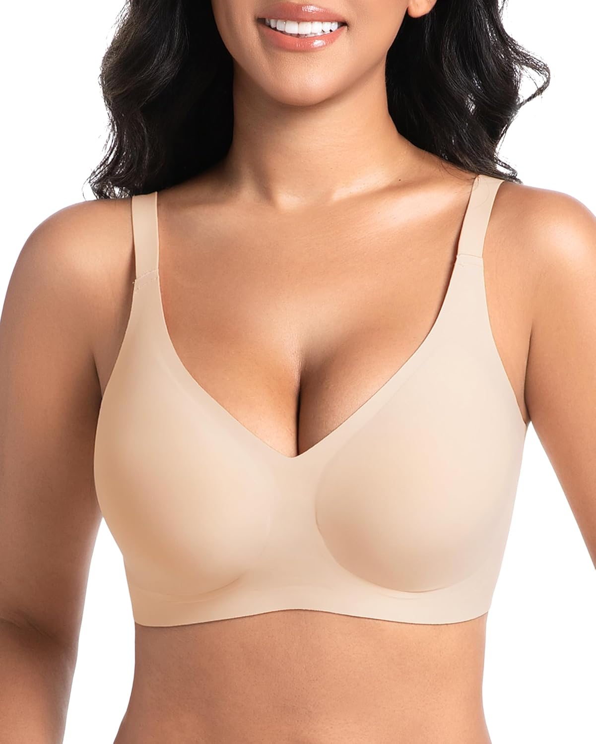 Gailife Comfortable Bra for Women Wireless Bras Seamless No Underwire Supportive Full Coverage Regular and Plus Size
