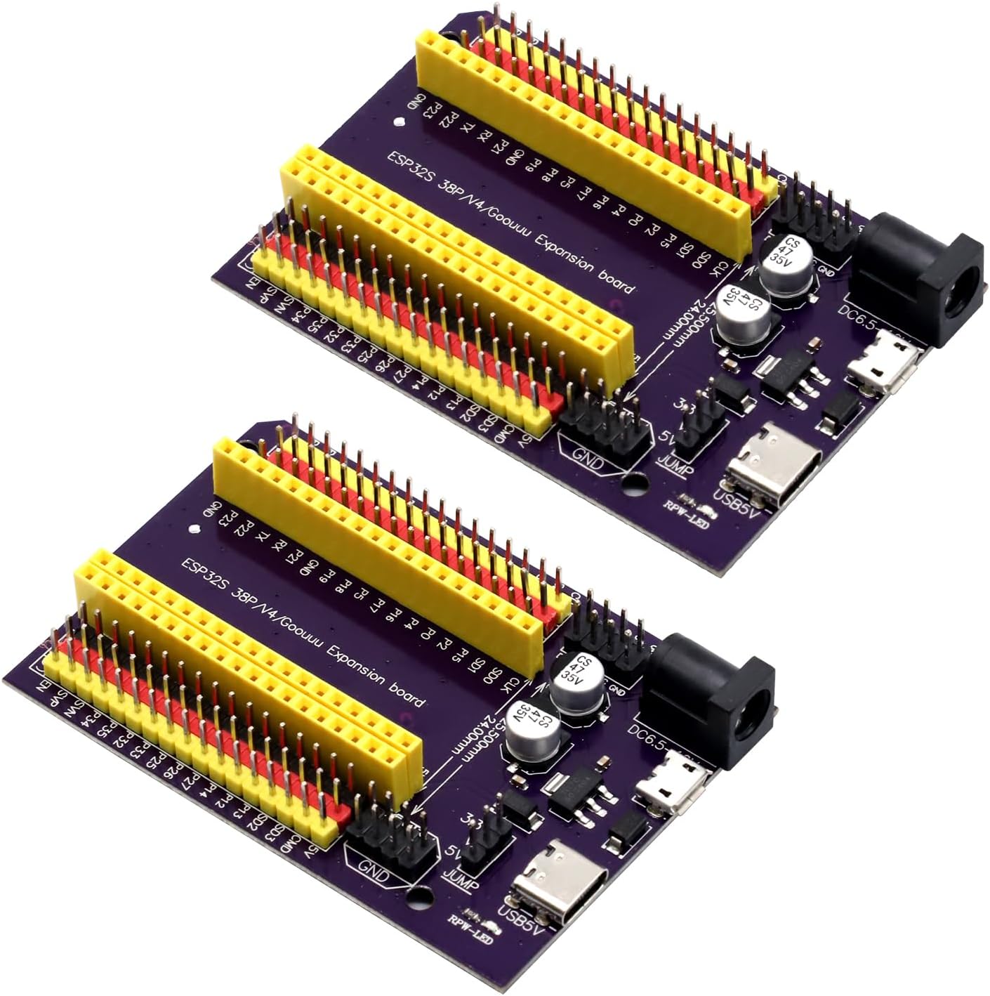 ARCELI ESP32S Breakout Board, 38-Pin Expansion Card, WiFi + Bluetooth ...