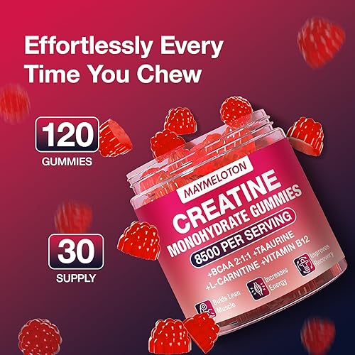 Miniatura 9 de Gomitas de creatina 0.18 oz para hombres, 60 unidades