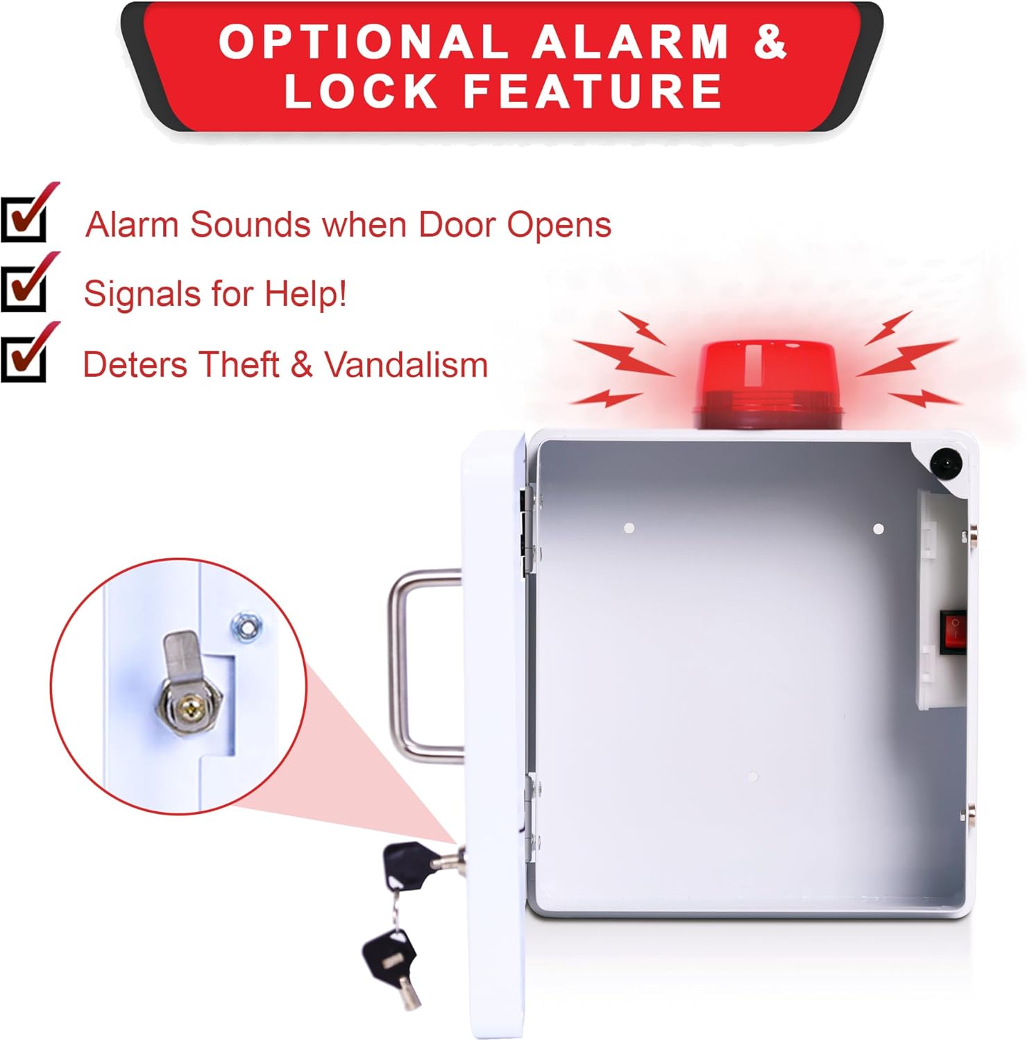 Stop The Bleed Trauma Bleeding Control Kit + Wall Mount Emergency Cabinet – Complete Public Access Hemorrhage Control Station for Schools, Workplaces & Public Spaces